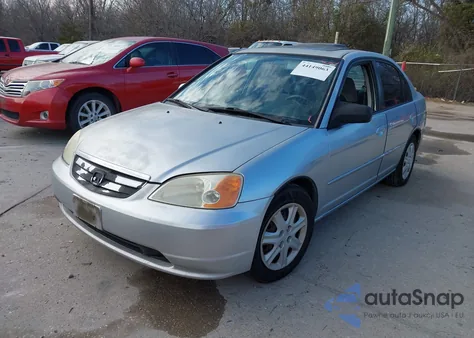 2003 Honda Civic Ex from USA, damaged, VIN 2HGES257X3H511881